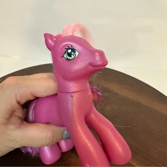 My Little Pony G3 Cheerilee 2007 Figure Pink Floral Flower Cutie Mark - Picture 6 of 7